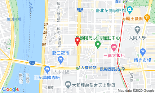 103 台北市大同區台北市大同區重慶北路三段58號一樓